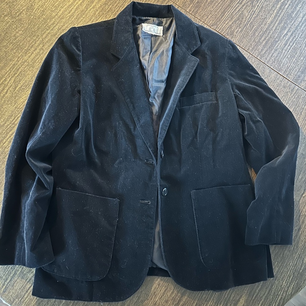 Black Velvet Blazer